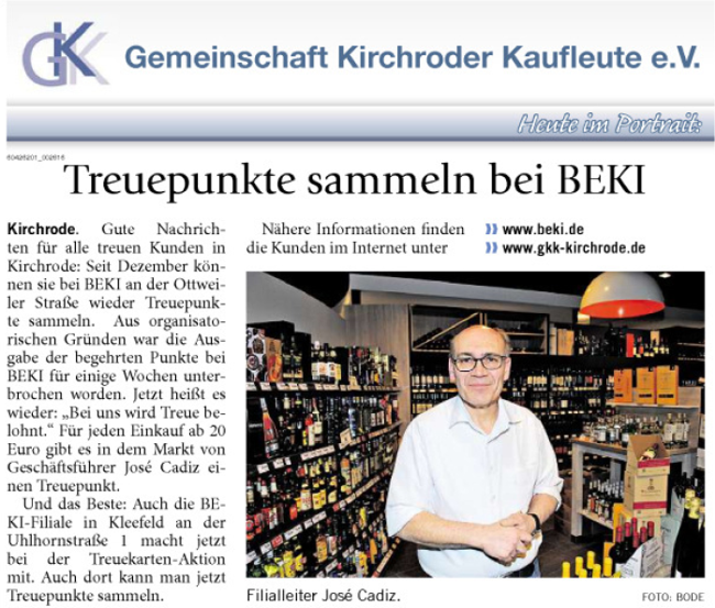 GKK-Portrait BEKI Frischmarkt